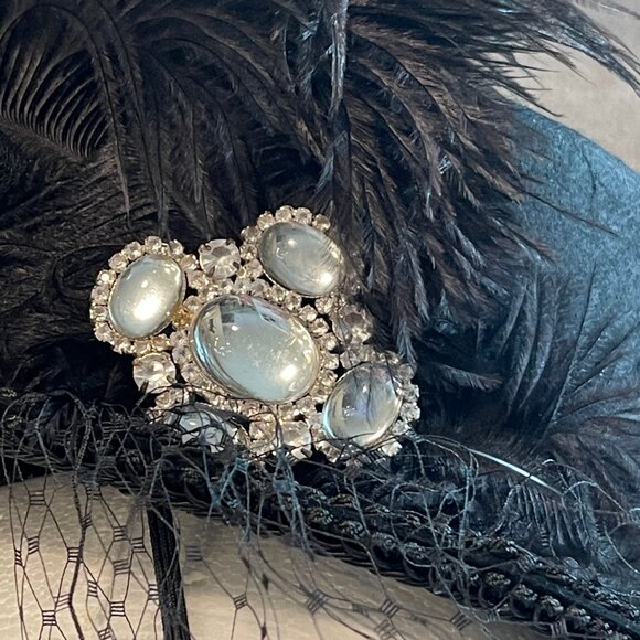 Ms. Purdy Orginal top hat fascinator - Picture 7 of 11